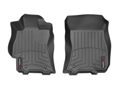 WeatherTech Front FloorLiner For 2015-19 Subaru Legacy (*Does Not Fit Manual Transmission*) - Black - 447081