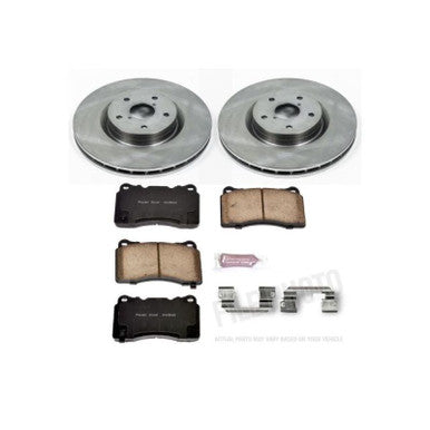Power Stop Autospecialty Front Brake Kit For 2020 Subaru WRX, 05-17 WRX STI - KOE131