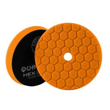 Chemical Guys Hex-Logic Quantum Medium-Heavy Cutting Pad - Orange - 5.5in - Case of 12 - BUFX112HEX5