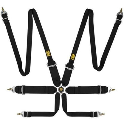 OMP First 3/2 Racing Harness Black - DA0-0204-B02-071