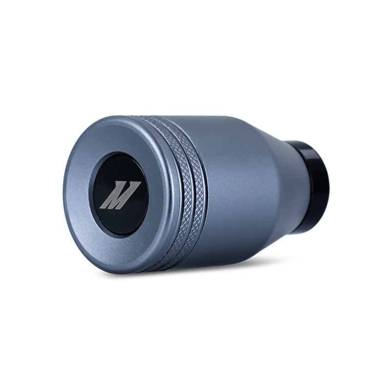 Mishimoto 2022+ Subaru WRX Shift Knob Gunmetal on Black - MMSK-WRX-22GMBK - Angle