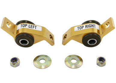 Whiteline Front Lower Inner Rear Bushings Caster & Anti Lift For 1994-04 Subaru Legacy GT - KCA361