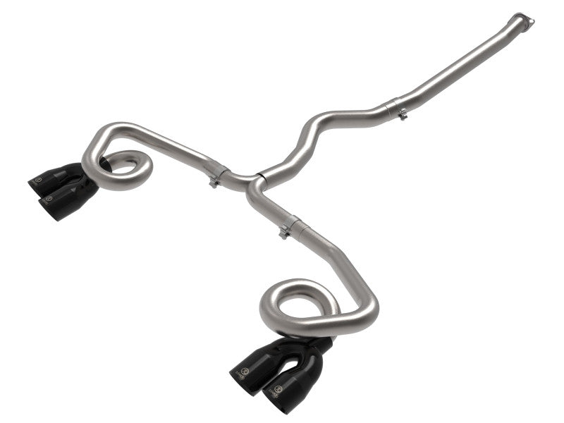 aFe POWER Takeda 3in to 2-1/2in 304 SS Cat-Back Exhaust w/ Black Tips 22-23 Subaru WRX H4-2.4L (t) - 49-36809-B - Primary