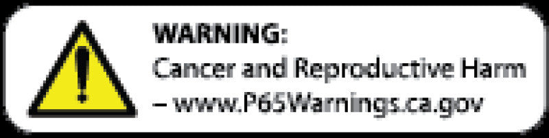 P65 warning