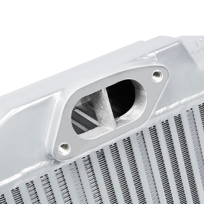 Mishimoto Subaru 08-21 WRX STi Top-Mount Intercooler Kit - Powder Coated Silver & Black Hoses - MMTMIC-STI-08SLBK - Inlet