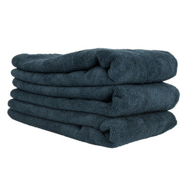 Chemical Guys Workhorse Microfiber Towel (VRP) - 24in x 16in - Black - 3 Pack - Case of 16 - MIC35303