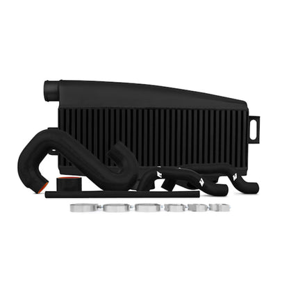 Mishimoto Subaru 02-07 WRX/04-07 STi Top-Mount Intercooler Kit - Powder Coated Black & Black Hoses - MMTMIC-WRX-01BKBK - Primary