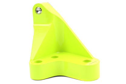 PERRIN Master Cylinder Brace for 2015-21 Subaru WRX / STI - Neon Yellow Finish - Angle 3