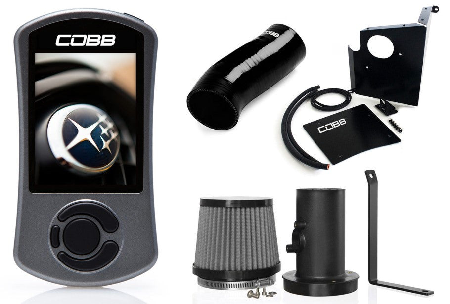 COBB Stage 1 Power Package w/V3 For 2006-07 Subaru WRX, 04-07 STI, 04-06 FXT - Black - 613X01P-BK