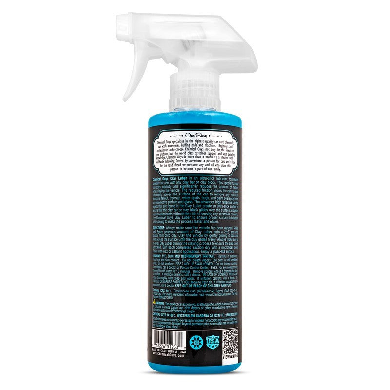 Chemical Guys Clay Luber Synthetic Lubricant & Detailer - 16oz - Label