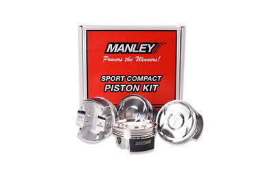 Manley 04+ Subaru WRX/STI EH257 99.75mm Bore +.25mm Size 8.5:1 Dish Piston Set - 632202C-4