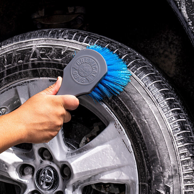 Chemical Guys Stiffy Brush For Tires - Blue - Tires