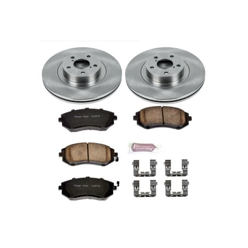 Power Stop Front Autospecialty Brake Kit For 2008-10 Subaru WRX
