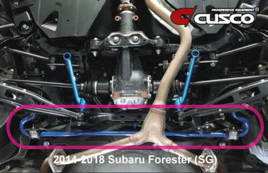 Cusco Sway Bar Rear 20mm GRB GVB GH8 08+ WRX/STI BR9 BM9 - 692 311 B20