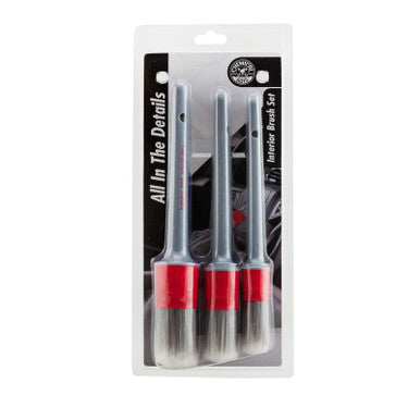 Chemical Guys Interior Detailing Brushes - 3 Pack (Case of 12) - ACC600
