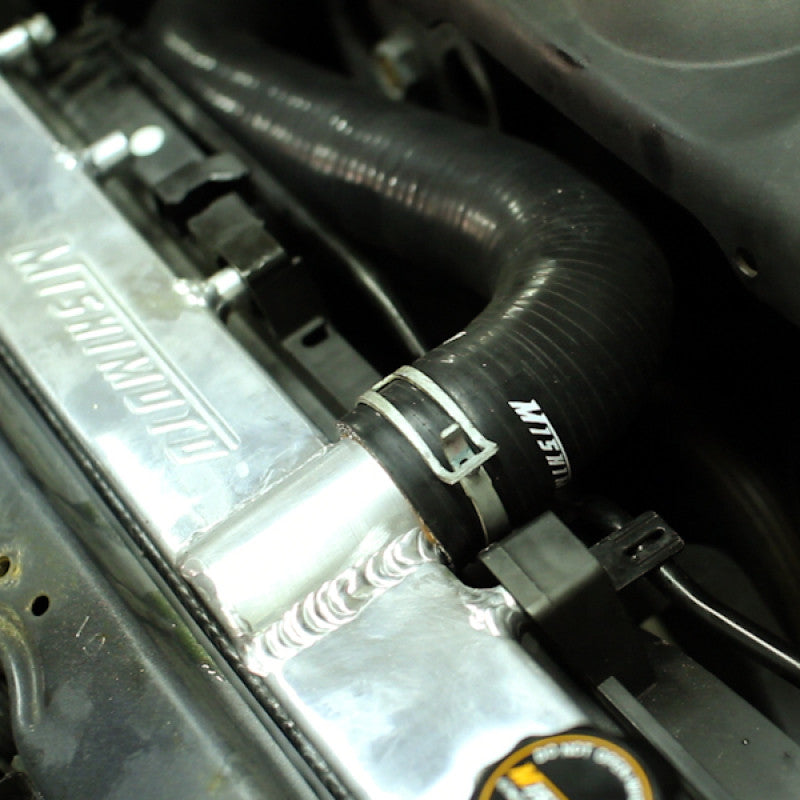 Mishimoto 02-07 Subaru WRX / WRX STI Black Silicone Radiator Hose Kit - Installed
