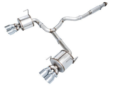 AWE Tuning Touring Edition Catback Exhaust for 2022+ VB Subaru WRX - Chrome Silver Tips - 3015-42979