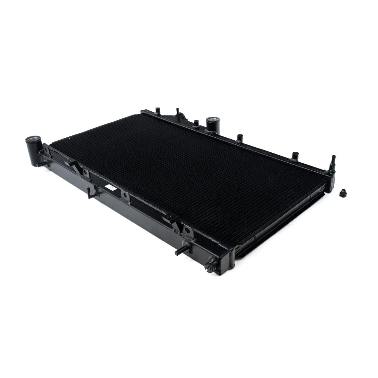 CSF 08-15 Subaru Impreza WRX/STI 1-Row 31mm High-Performance Aluminum Radiator - Black - Angle 1