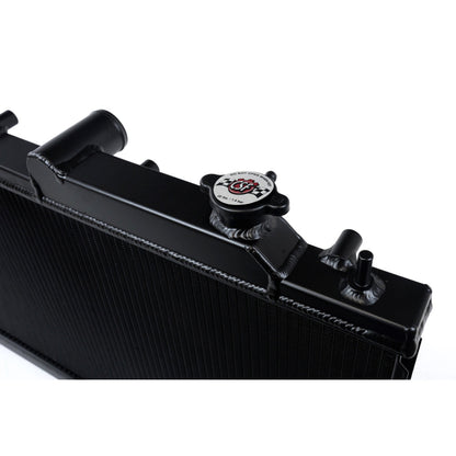 CSF 08-15 Subaru Impreza WRX/STI 1-Row 31mm High-Performance Aluminum Radiator - Black - Cap