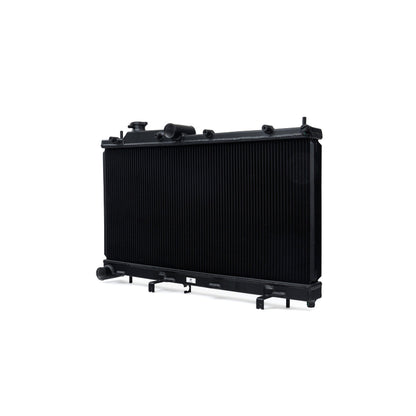 CSF 08-21 Subaru WRX/STI 2-Row 42mm Race-Spec All Aluminum Radiator - Black - Back