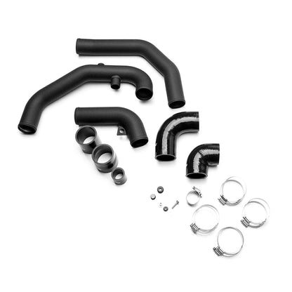 COBB Front Mount Intercooler Kit For 2011-14 Subaru STI - Black - Front Mount Intercooler Cold Pipes