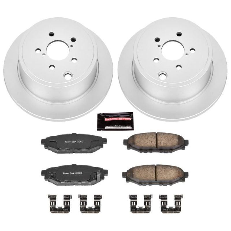 Photo - Power Stop Z17 Evolution Geomet Coated Rear Brake Kit For 2008-14 Subaru WRX, 13-16 BRZ