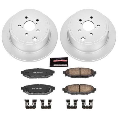 Photo - Power Stop Z17 Evolution Geomet Coated Rear Brake Kit For 2008-14 Subaru WRX, 13-16 BRZ