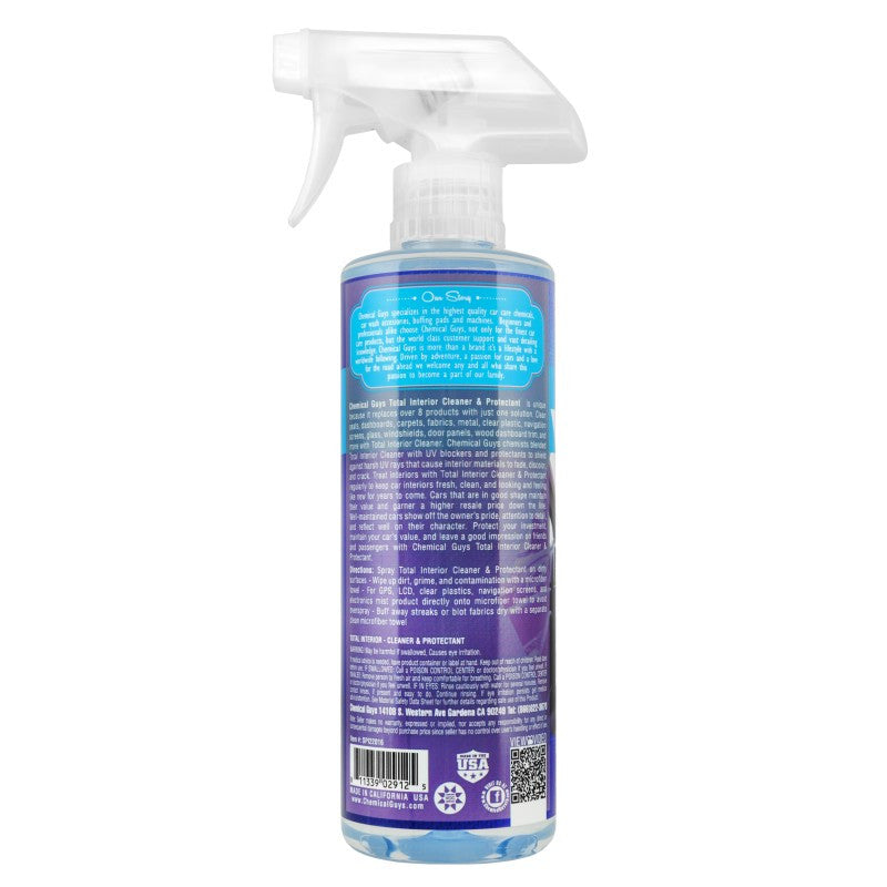 Chemical Guys Total Interior Cleaner & Protectant - Label