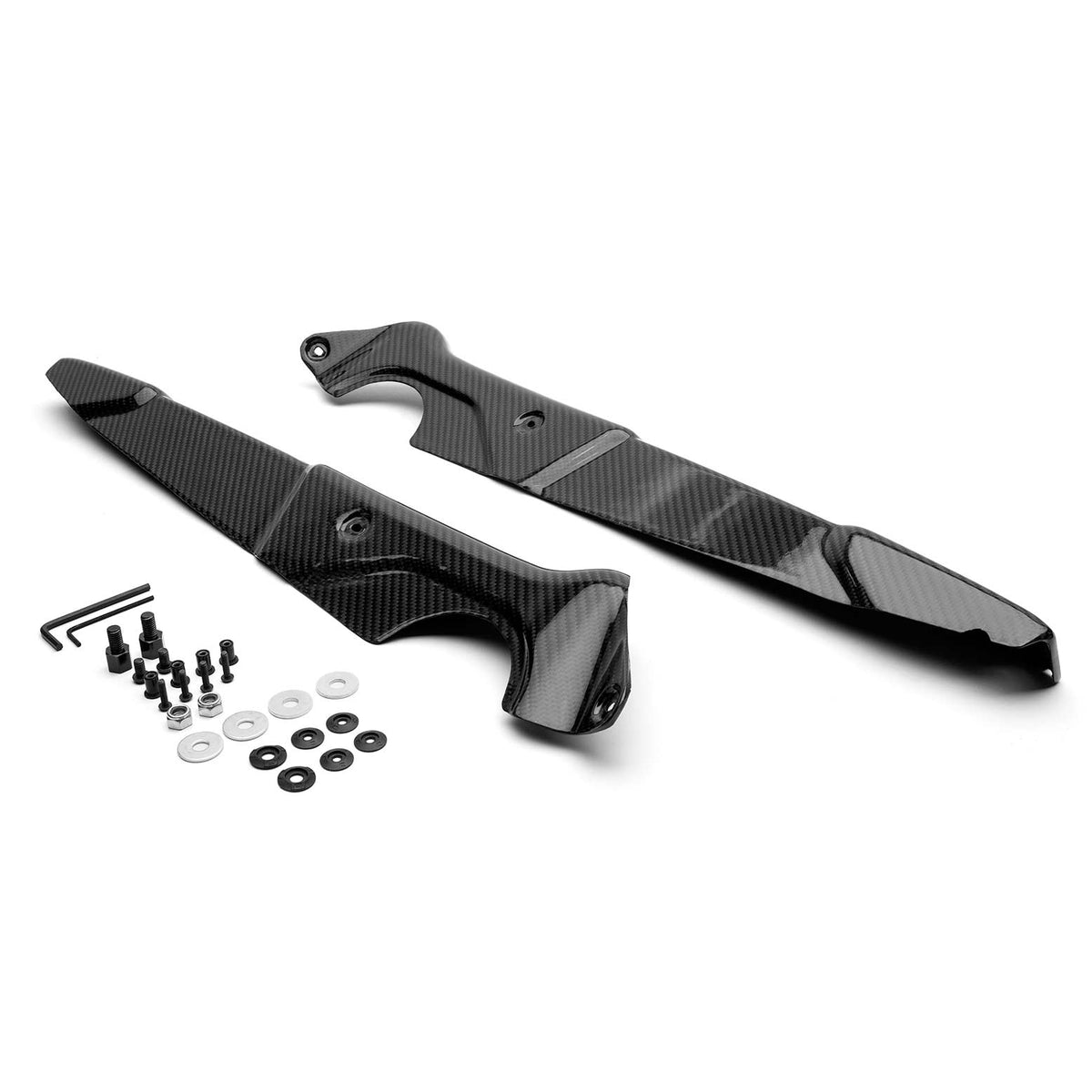 COBB Redline Gloss Carbon Fender Shrouds For 2015-21 Subaru WRX/STI