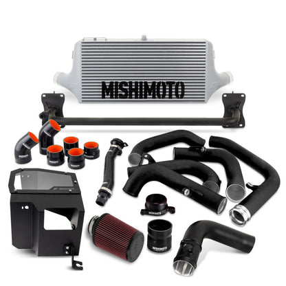Mishimoto Performance Front-Mount Intercooler Kit w/ Intake For 2022+ Subaru WRX - Silver - MMINT - WRX-22AISLBK