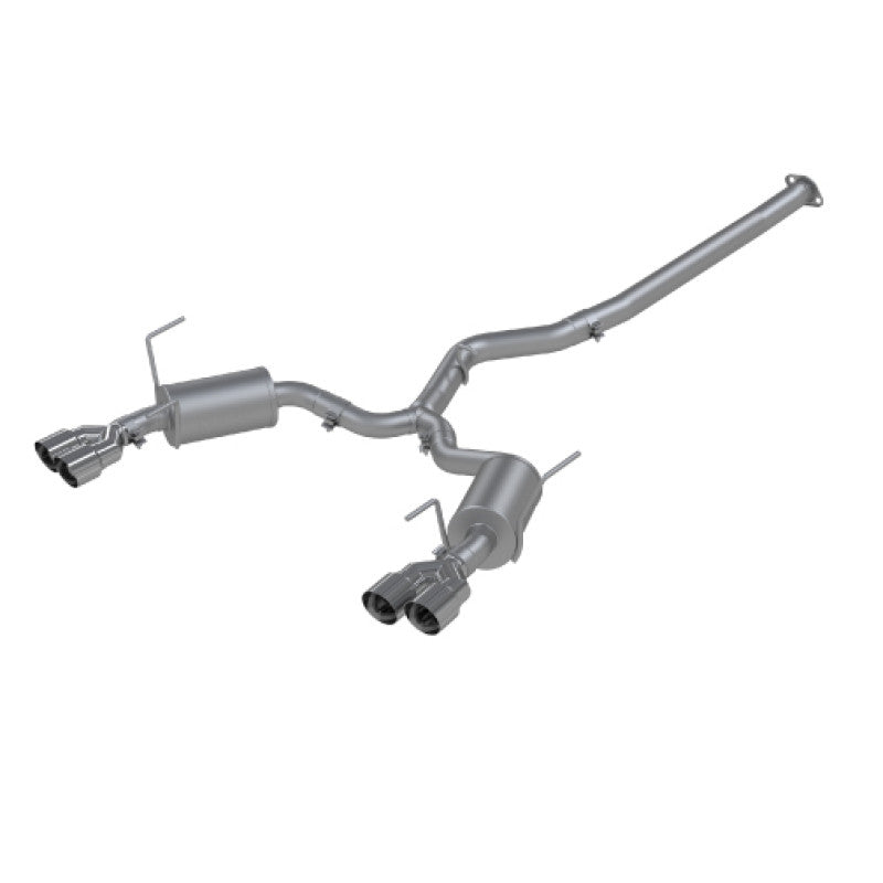 MBRP 15-21 Subaru WRX 2.0L/STI 2.5L 3in Dual Split Rear Exit w/ 3.5in Tips - T304 (Street Version) - S4800304