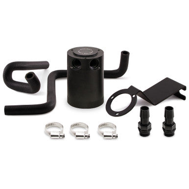Mishimoto 13-20 Subaru BRZ / 17-20 Toyota 86 / 13-16 Scion FR-S Baffled Oil Catch Can Kit - Black - MMBCC-BRZ-13PBE