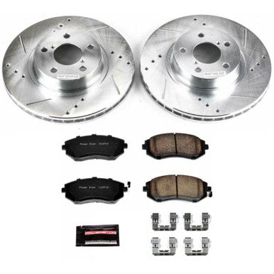 Power Stop Z23 Evolution Sport Front Brake Kit For 2002-10 Subaru Impreza - K1124