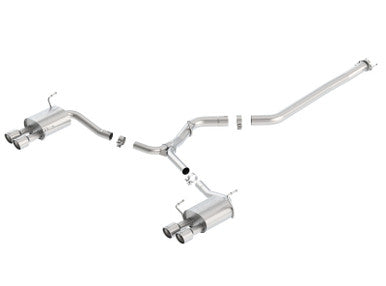 Borla Cat-Back Exhaust System ATAK for 2011-14 Subaru WRX - 140418