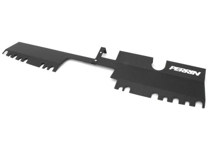 Perrin Black Radiator Shroud for 2015-21 Subaru WRX/STI - Angle 4