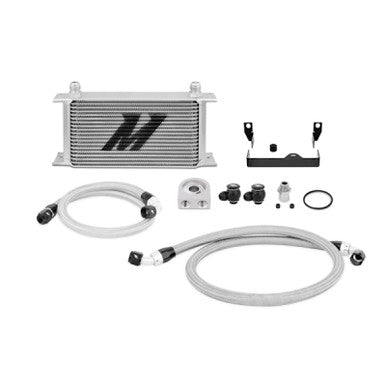 Mishimoto Non-Thermostatic Oil Cooler Kit For 2006-07 Subaru WRX/STI - Silver - MMOC-WRX-06
