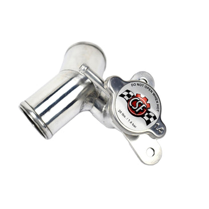CSF 13+ BRZ / 13-20 Toyota 86 / 22+ GR86 Aluminum Filler Neck w/ High Pressure Radiator Cap - 8044