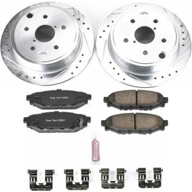 Power Stop Z23 Evolution Sport Rear Brake Kit For 2015-21 Subaru WRX - K6977