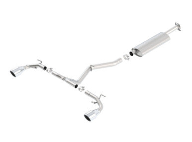 Borla Cat-Back Exhaust System S-Type for 2013-20 Subaru BRZ, 2013-20 Toyota 86 - 140496