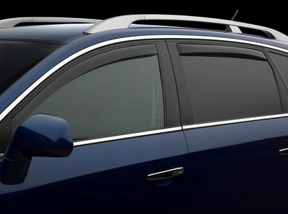 WeatherTech Front & Rear Side Window Deflectors For 2014-18 Subaru Forester - Dark Tint