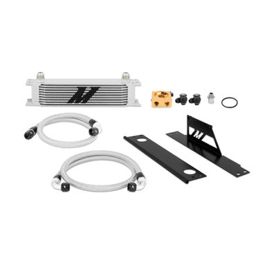 Mishimoto Thermostatic Oil Cooler Kit For 2002-05 Subaru WRX, 04-05 STI - Silver - MMOC-WRX-01T