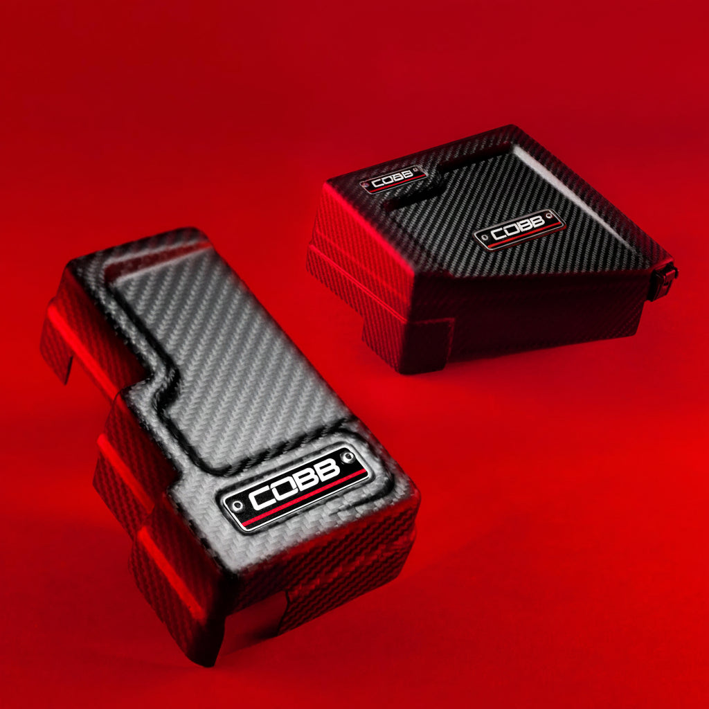 COBB Redline Matte Carbon Fiber Fuse Cover Kit For 2022+ Subaru WRX