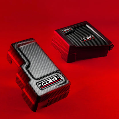 COBB Redline Matte Carbon Fiber Fuse Cover Kit For 2022+ Subaru WRX