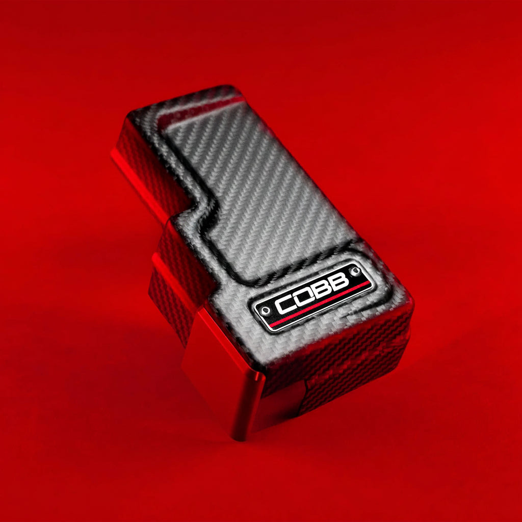 COBB Redline Matte Carbon Fiber Fuse Cover Kit For 2022+ Subaru WRX - Passenger Side