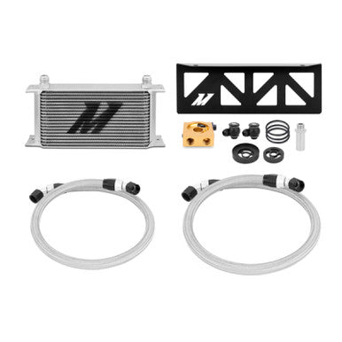 Mishimoto Thermostatic Oil Cooler Kit For 2013-20 Subaru BRZ, 13-16 Scion FR-S - Silver - MMOC-BRZ-13T