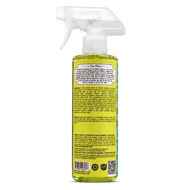 Chemical Guys HydroInterior Ceramic Interior Quick Detailer - Label