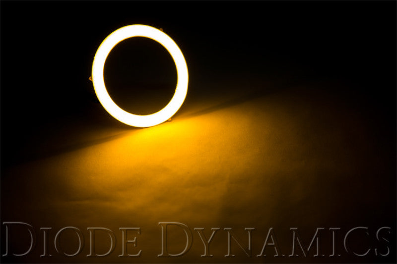 Diode Dynamics Halo Lights LED 70mm Switchback (Pair) For 2015-21 Subaru WRX/WRX STI - Amber