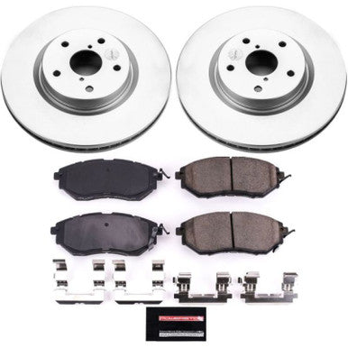 Power Stop Z17 Evolution Geomet Coated Front Brake Kit For 2015-21 Subaru WRX - CRK4603