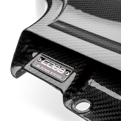 COBB 15-21 Subaru WRX Carbon Fiber Intake - Redline Edition - Close-up