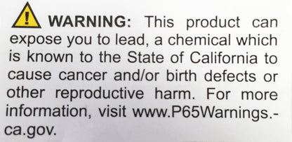 P65 Warning